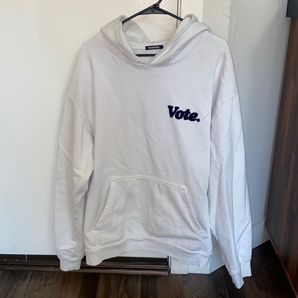 Talentless White Hoodie